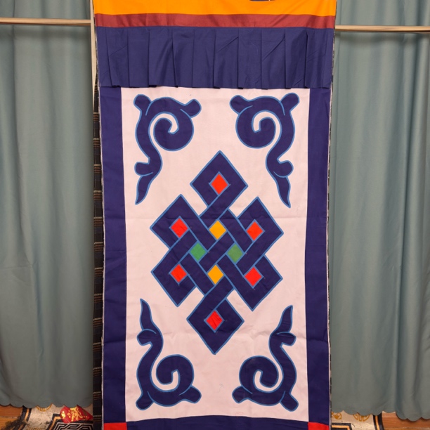 藏式纯手工加厚门帘 冬季家用轻奢复古风格