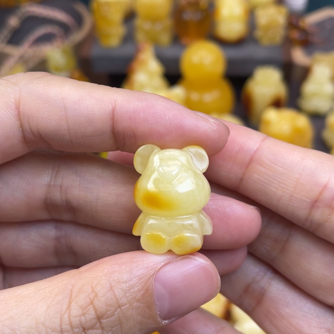 未镶嵌琥珀裸石蜜蜡