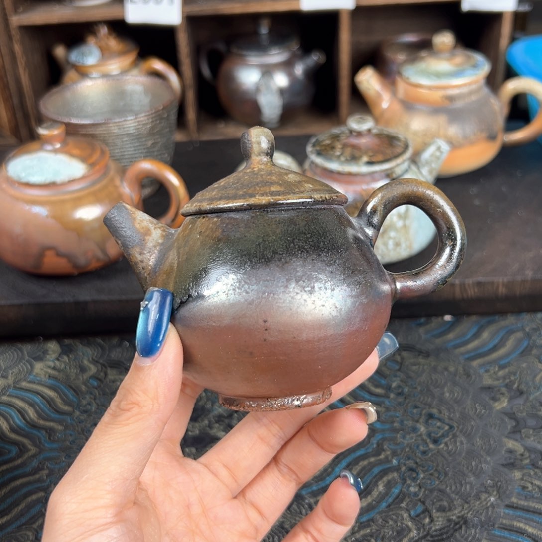 杯柴烧茶器细陶壶