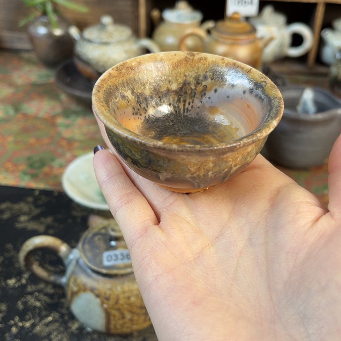 杯柴烧茶器主人杯杯