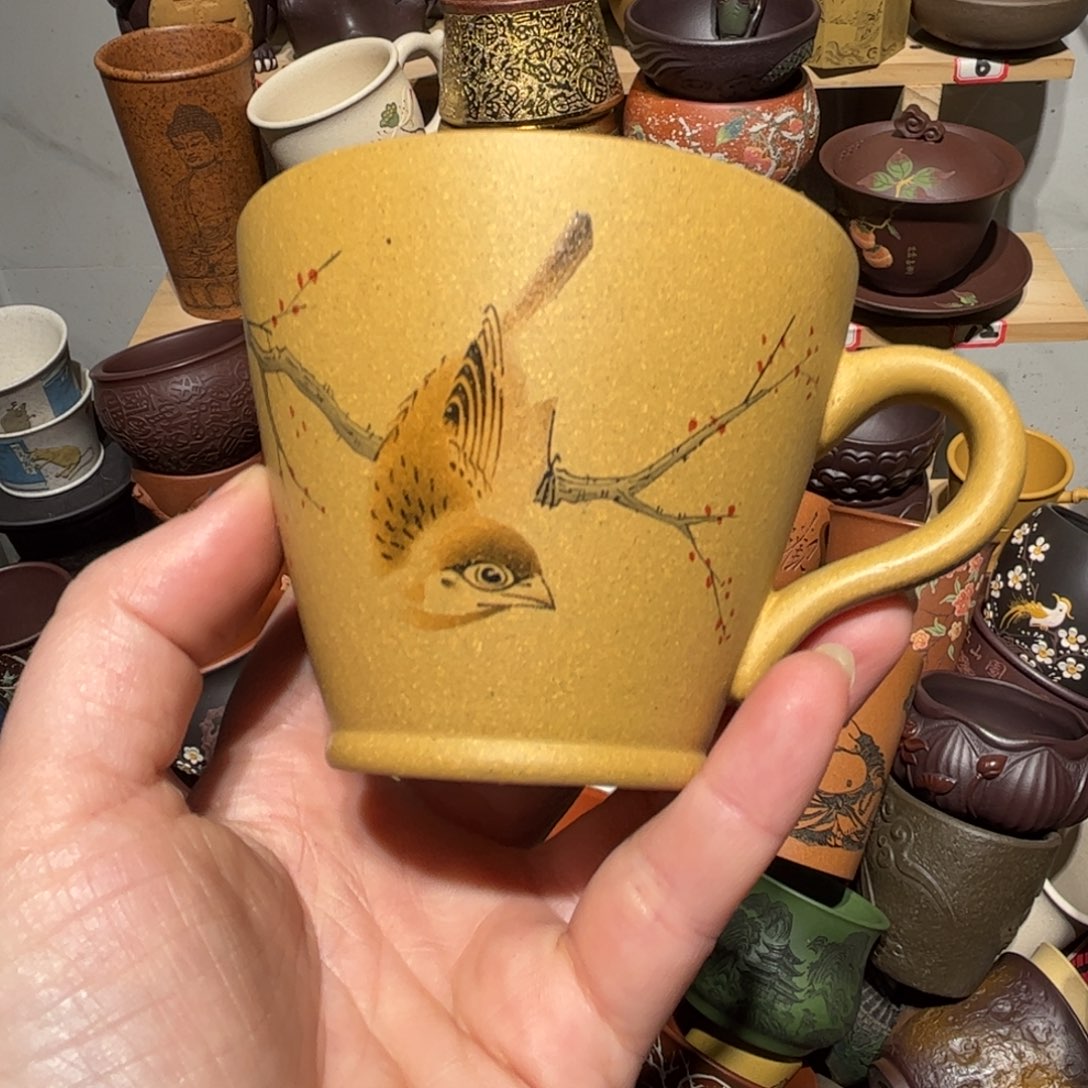 紫砂茶杯宜兴紫砂主人杯