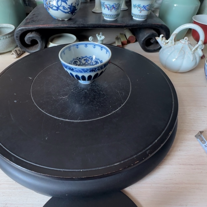 ༼***༽摆件青花花卉小小摆件