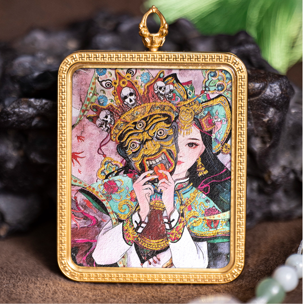 【25】前世今生【财富】【事业】【正财】【偏财】【暴富】唐卡吊坠 车挂 民族