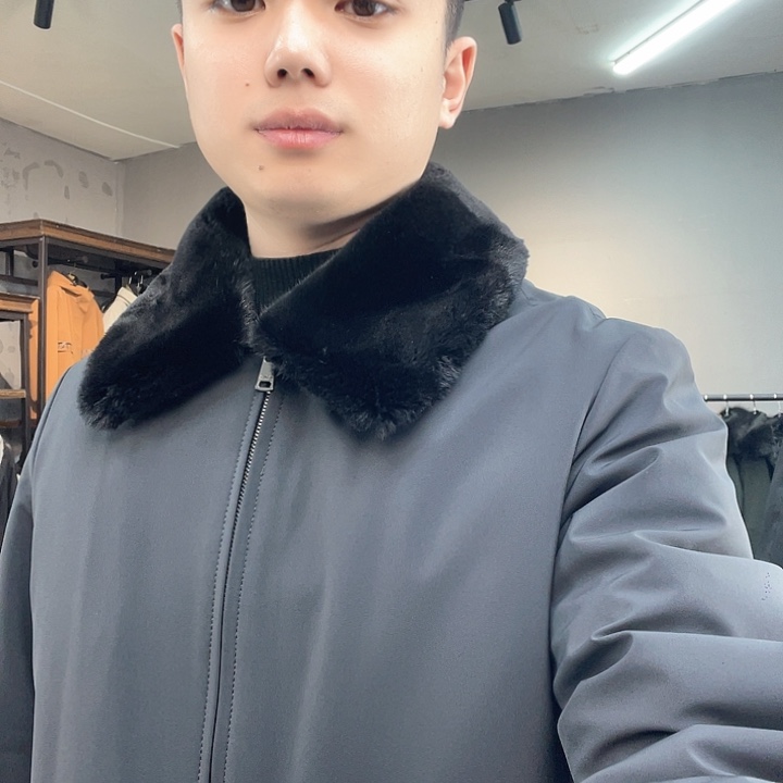 @***计不带毛领，送皮手套