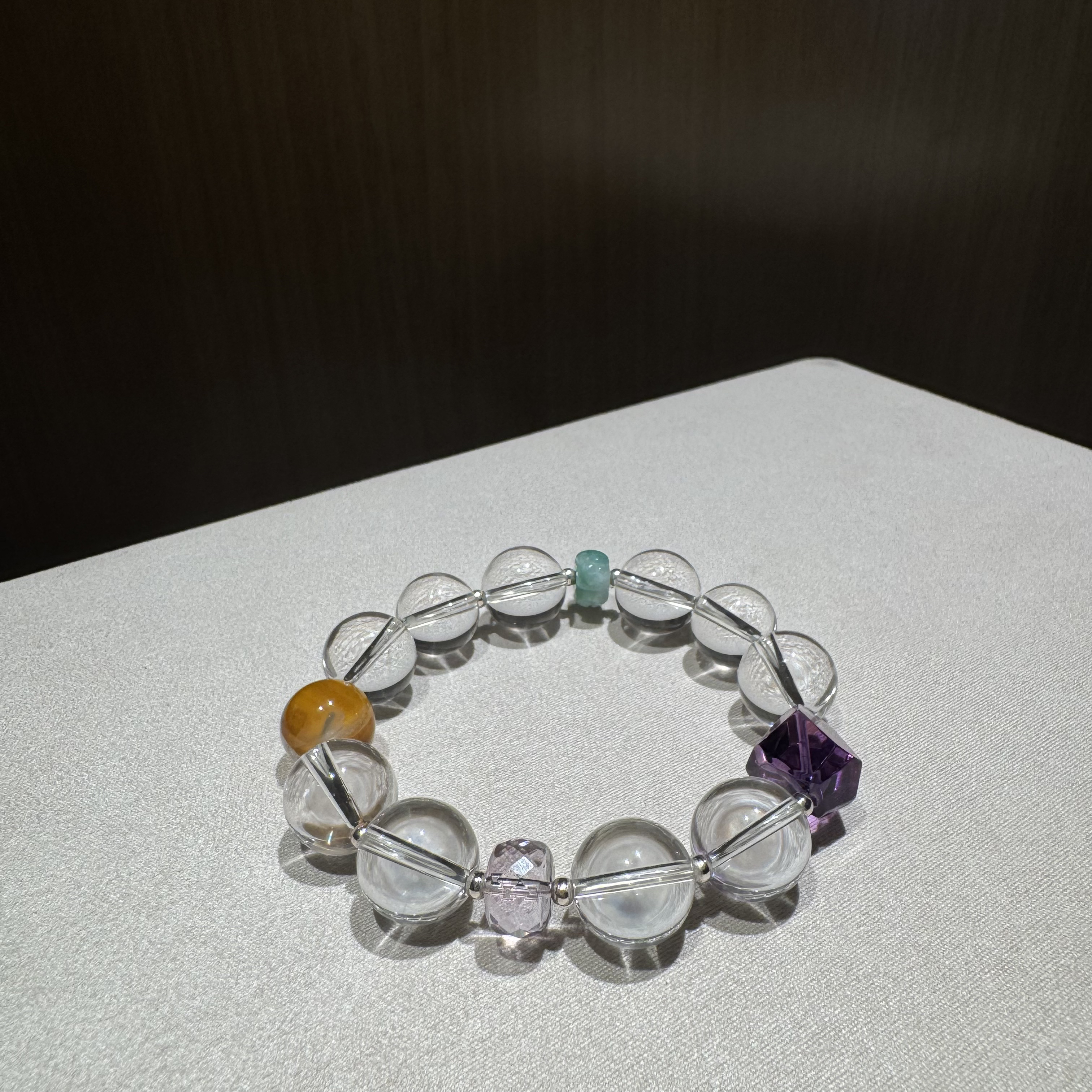 天然白水晶手串未镶嵌