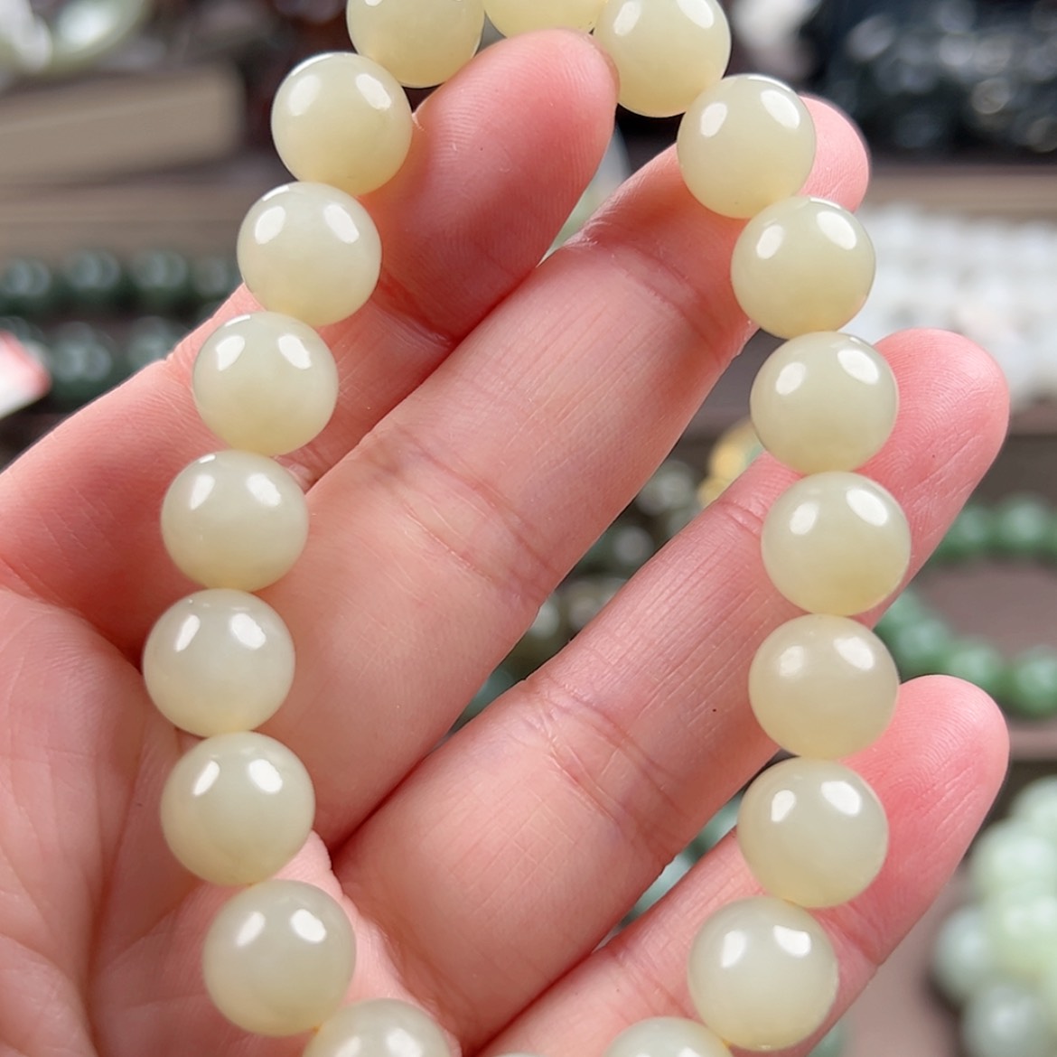 【闪购商品】和田玉手链未镶嵌9593