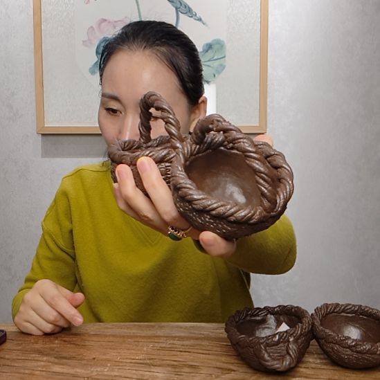 不规则粗砂民俗系列作品