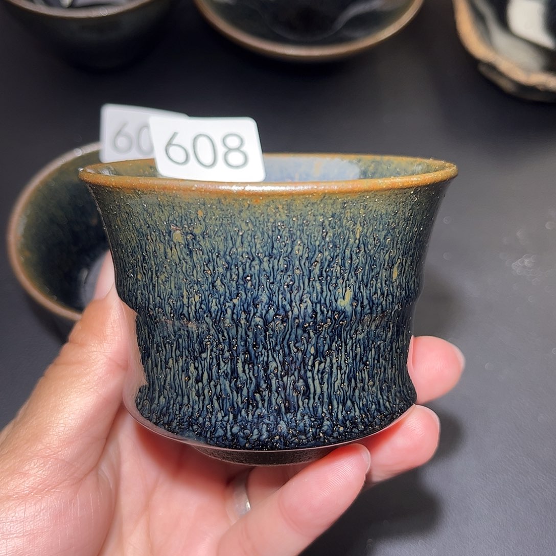 用***2茶盏柴烧主人杯608
