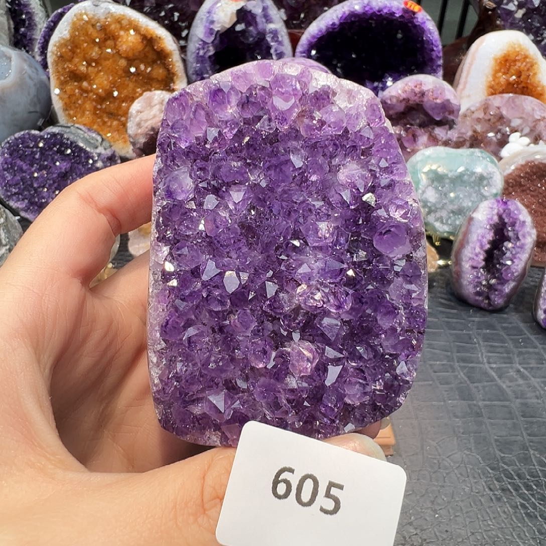 紫晶珠宝半成品未镶嵌