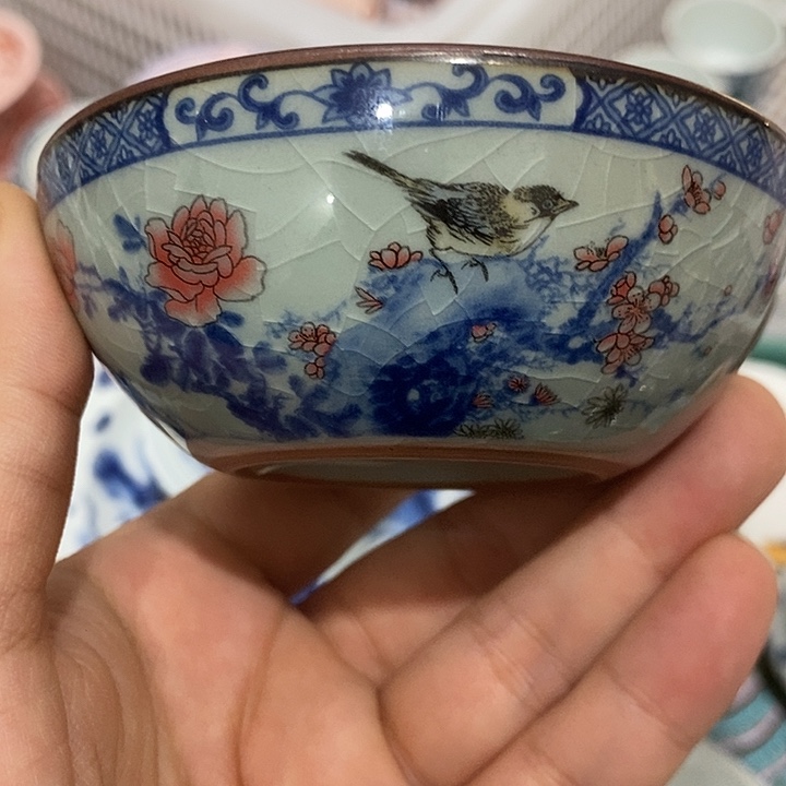 摆件陶景德镇陶瓷主人杯23455