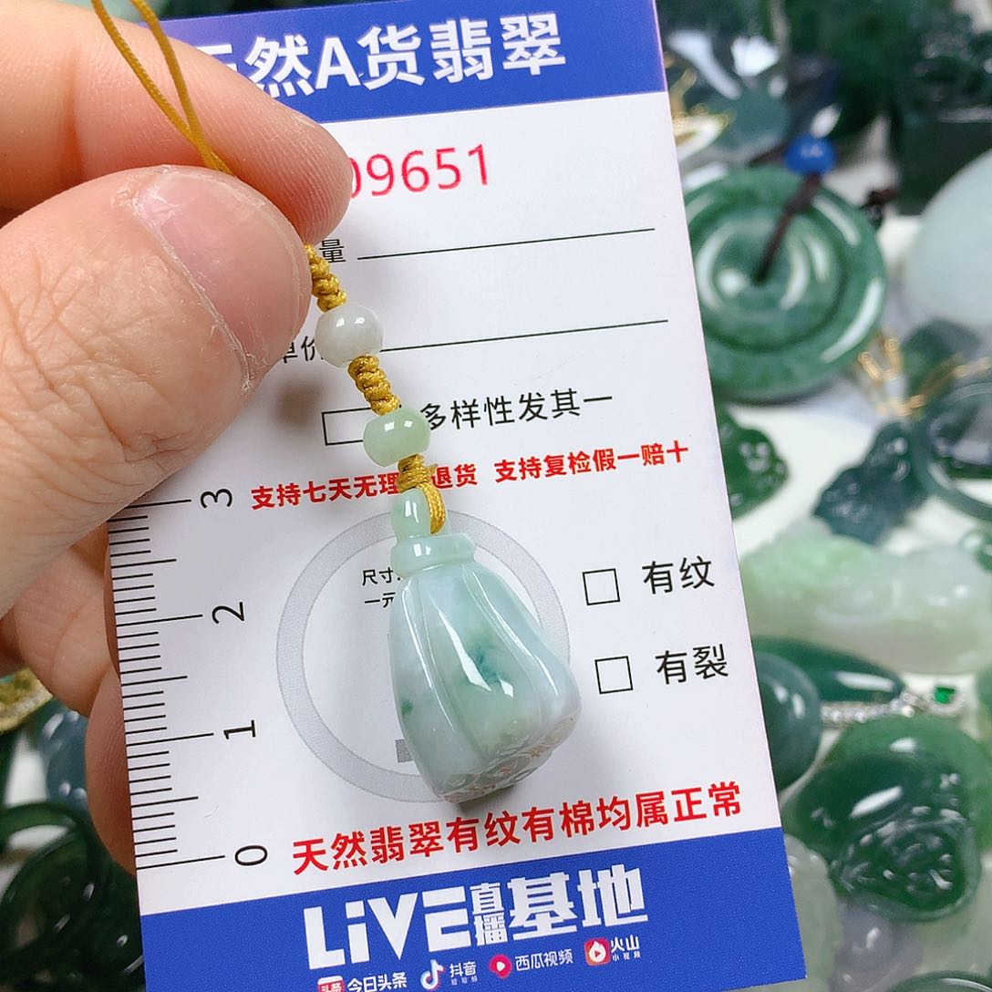 翡翠颈饰未镶嵌天然翡翠