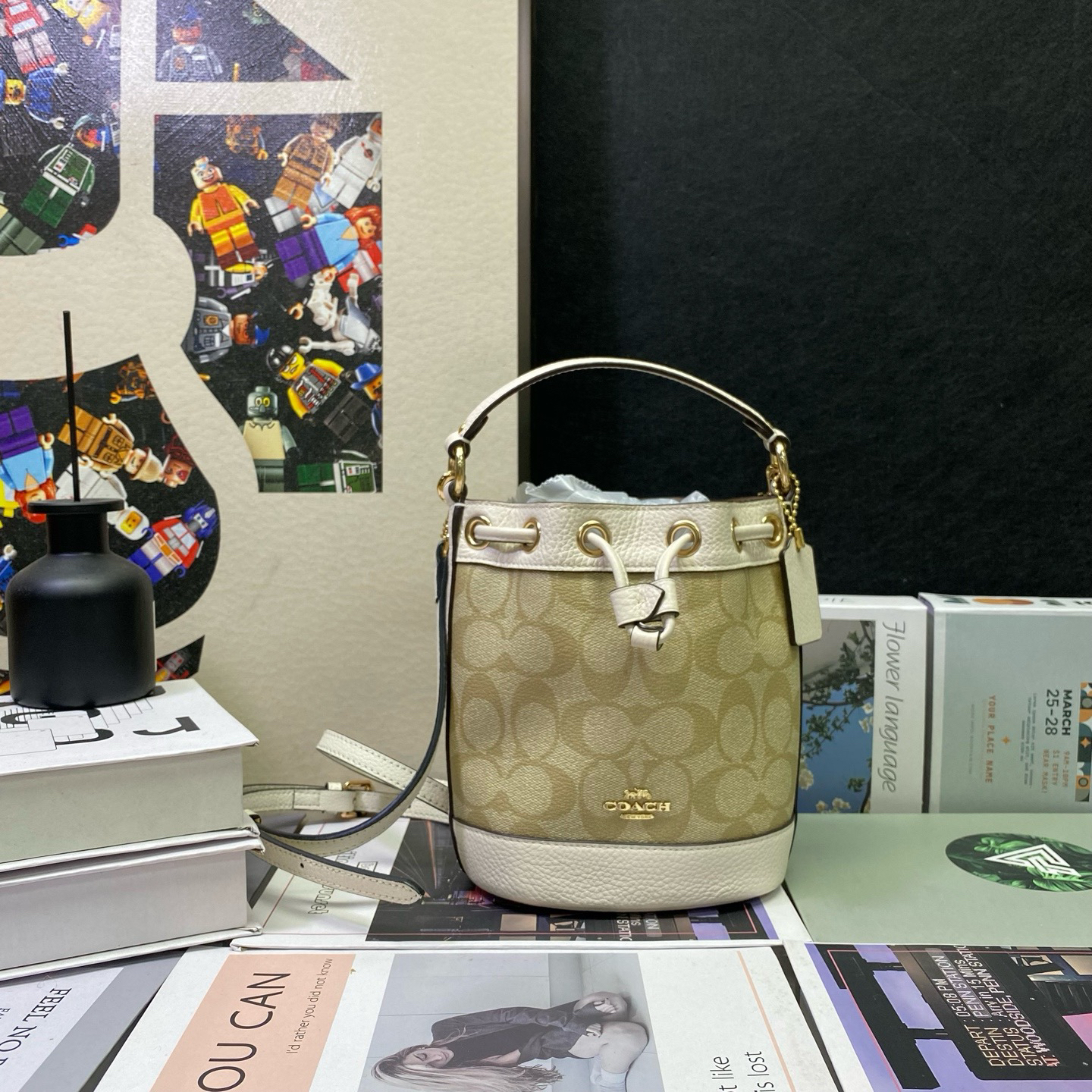 95新 COACH/蔻驰 23631斜挎包16*19