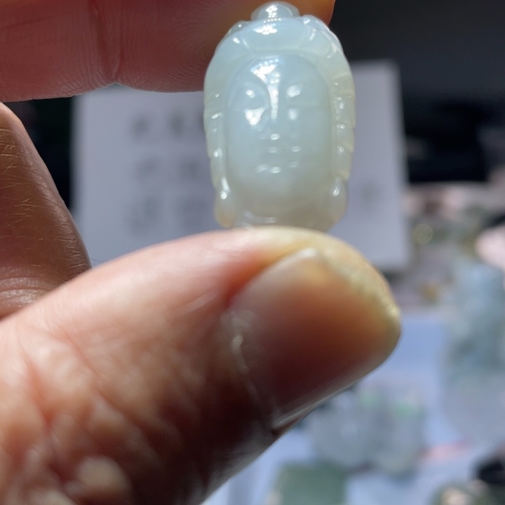 翡翠未镶嵌吊坠(不含链)出人头地