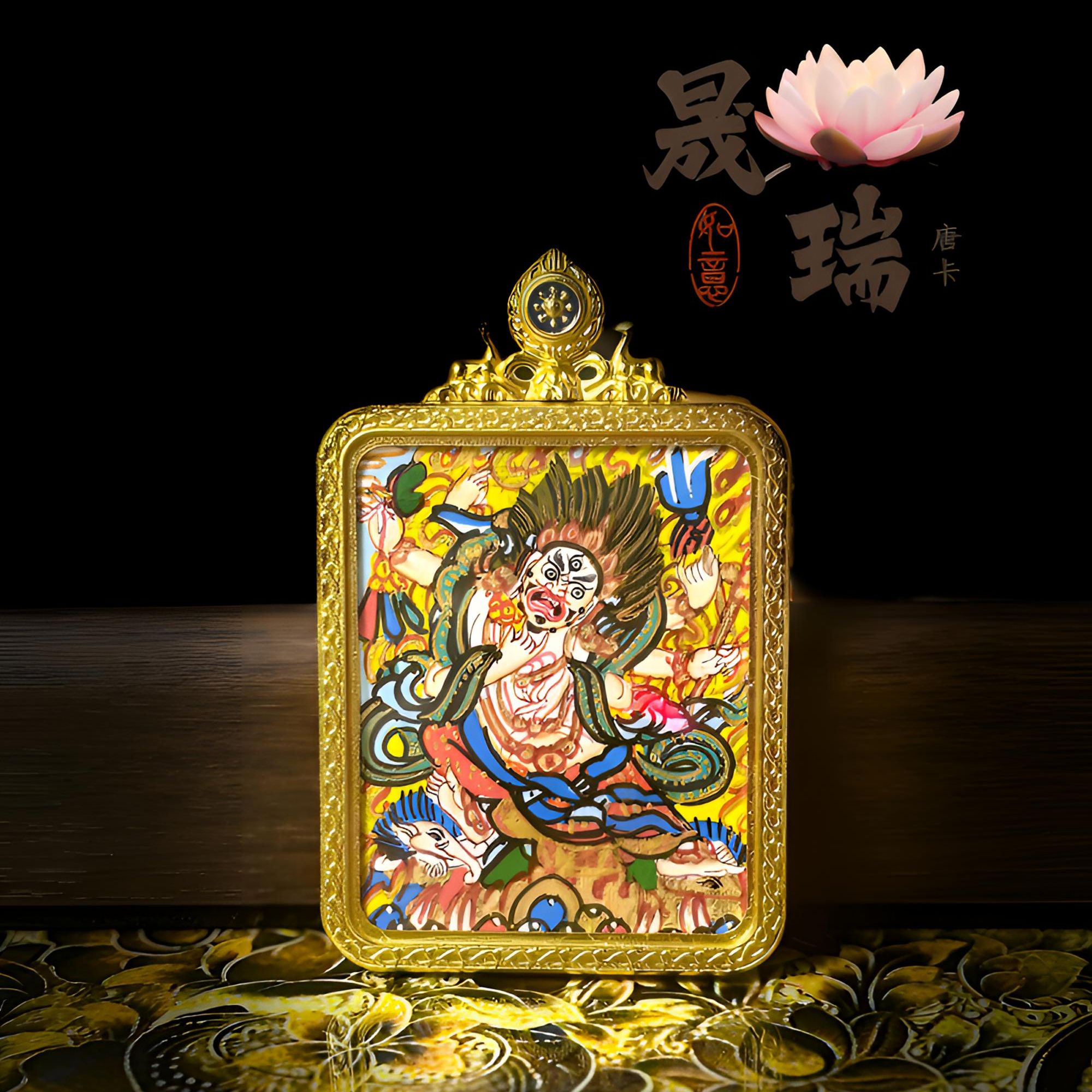 【六臂白玛哈嘎拉A款隐藏款】尼泊尔手绘唐卡