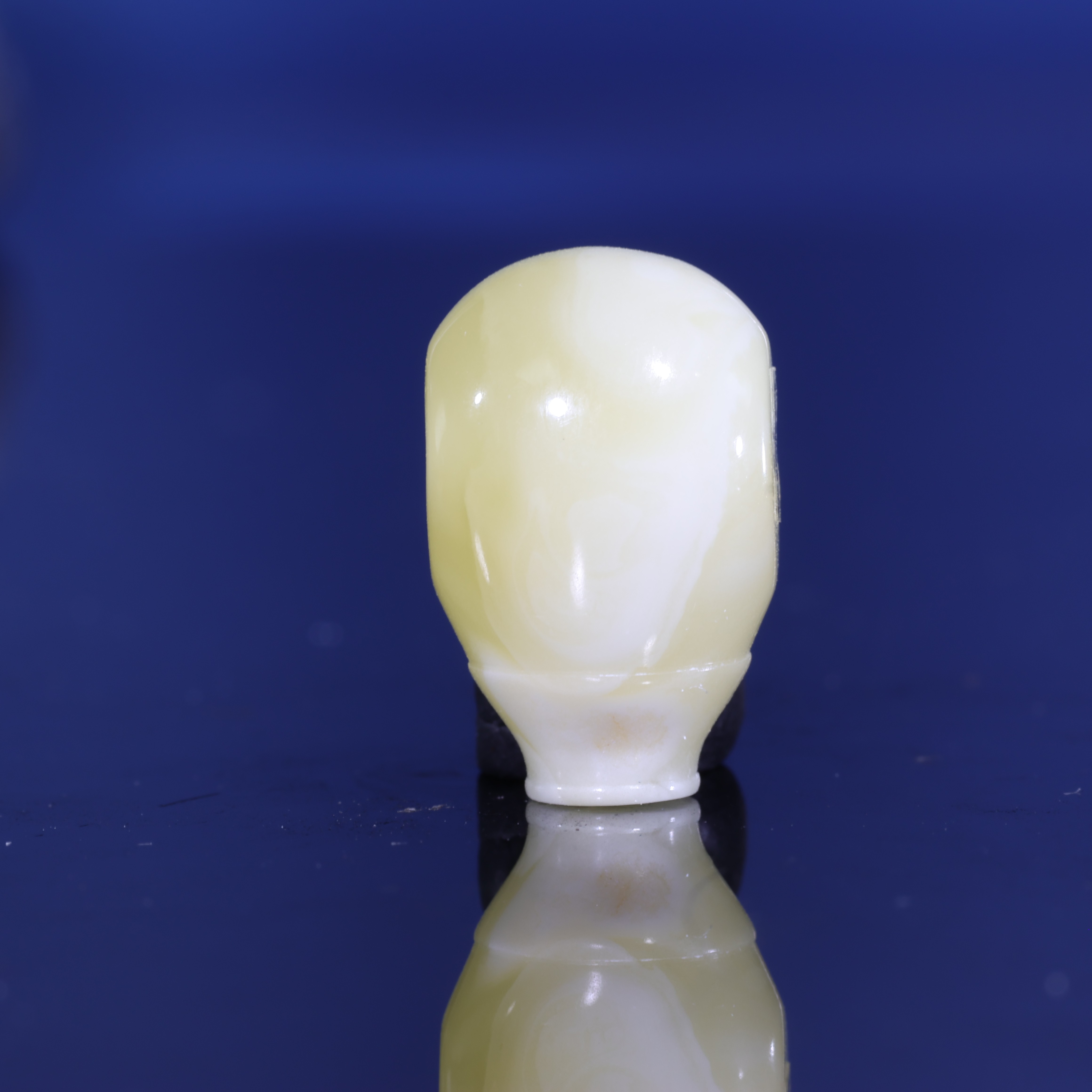11m蜜蜡三通保真一物一图白蜡金白花奶嘴佛头蜜蜡配饰-C124