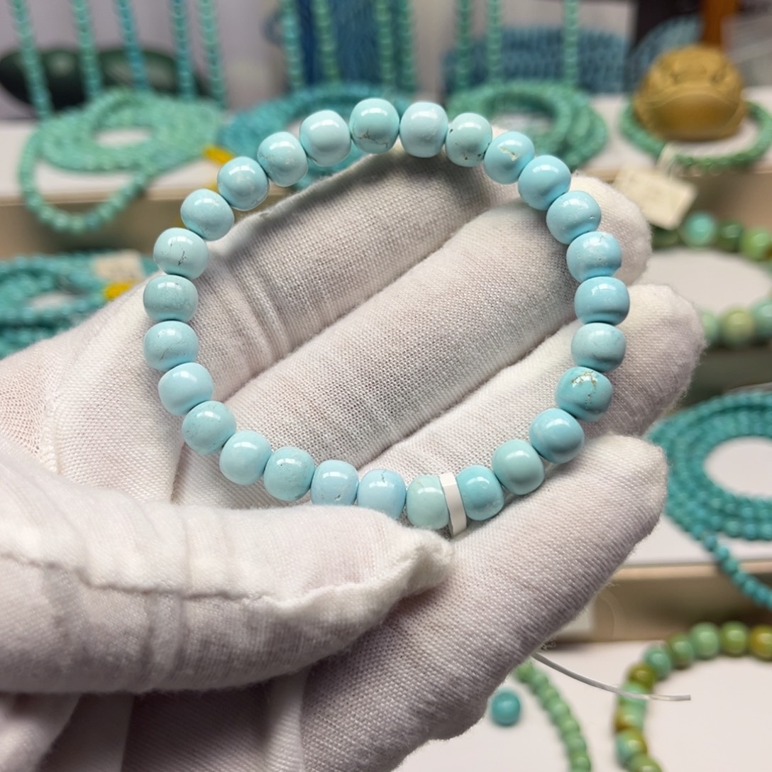 绿松石未镶嵌手链