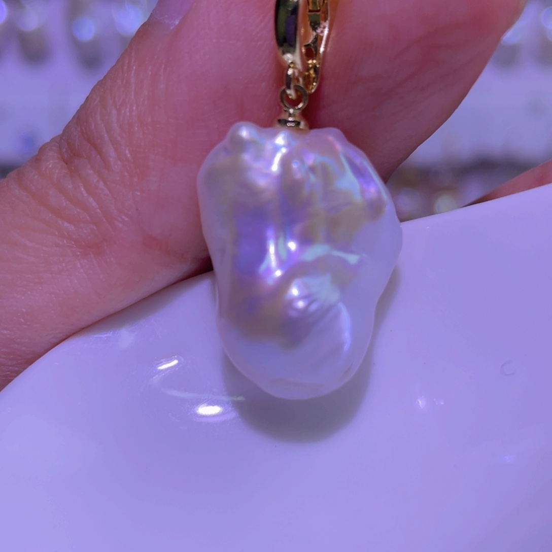 天然淡水珍珠吊坠未镶嵌淡水珍珠