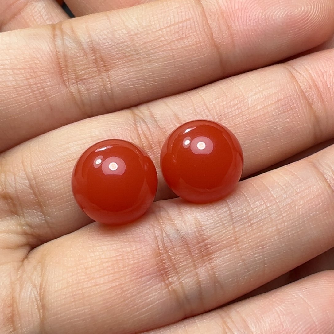 南红玛瑙珠子未镶嵌A*L