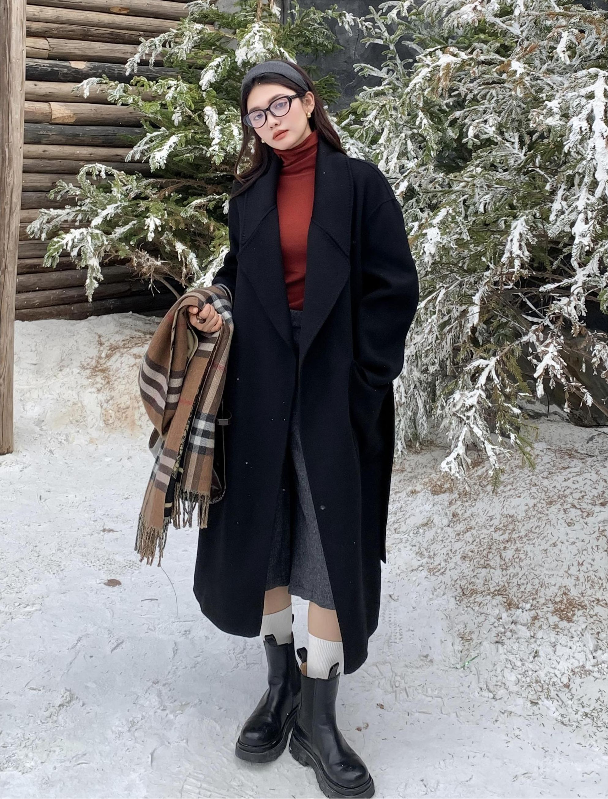 18#轻奢羊毛大衣高端2025新品羊毛大衣外套气质时尚百搭款女秋冬