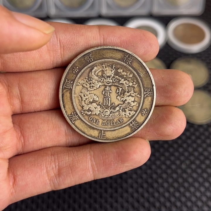 金属大头龙洋船洋工艺品
