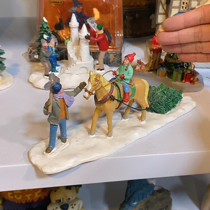 树脂制品拉马车树脂