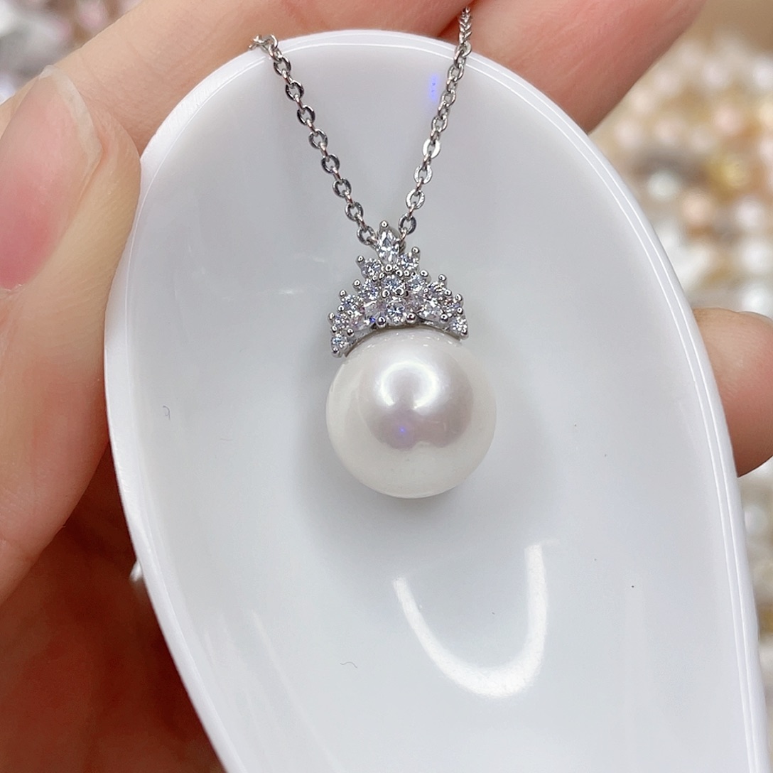 淡水珍珠未镶嵌吊坠(赠链)