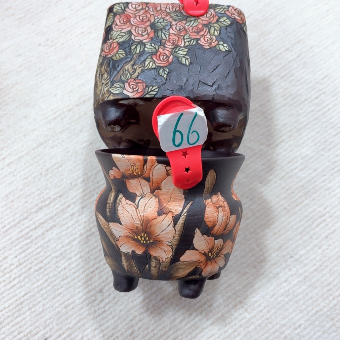 风***行紫砂花盆陶瓷多肉花盆精品