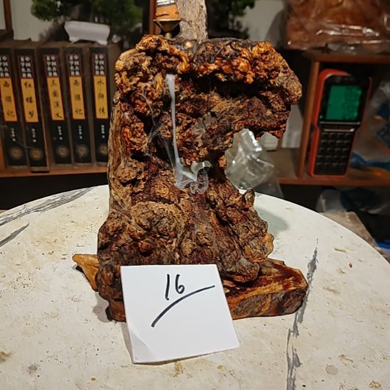 悟***提松木16北沉香琥珀木天然造型山水