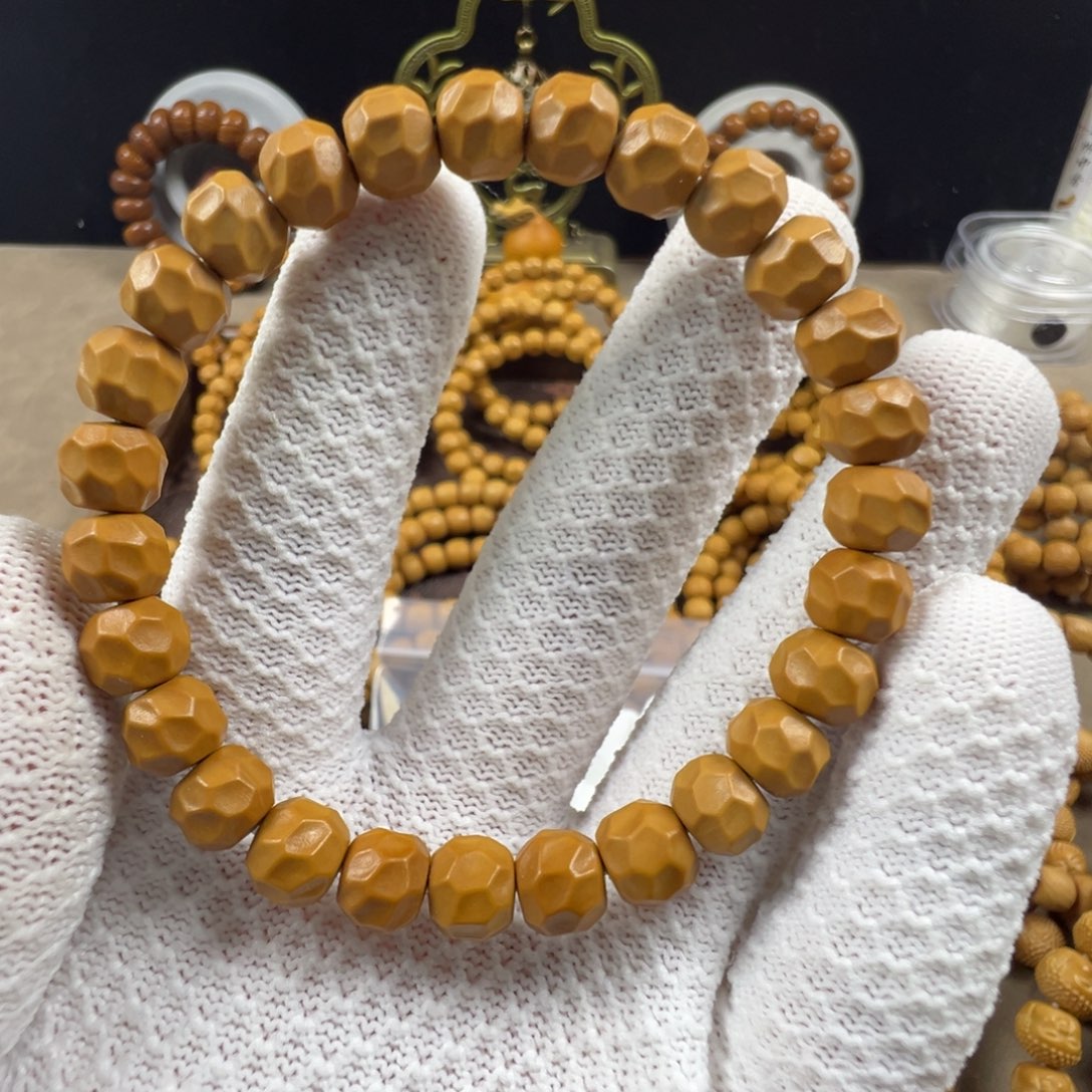 核桃手串/手链管**.精品 黑金无相 9.2mm全品无暇 