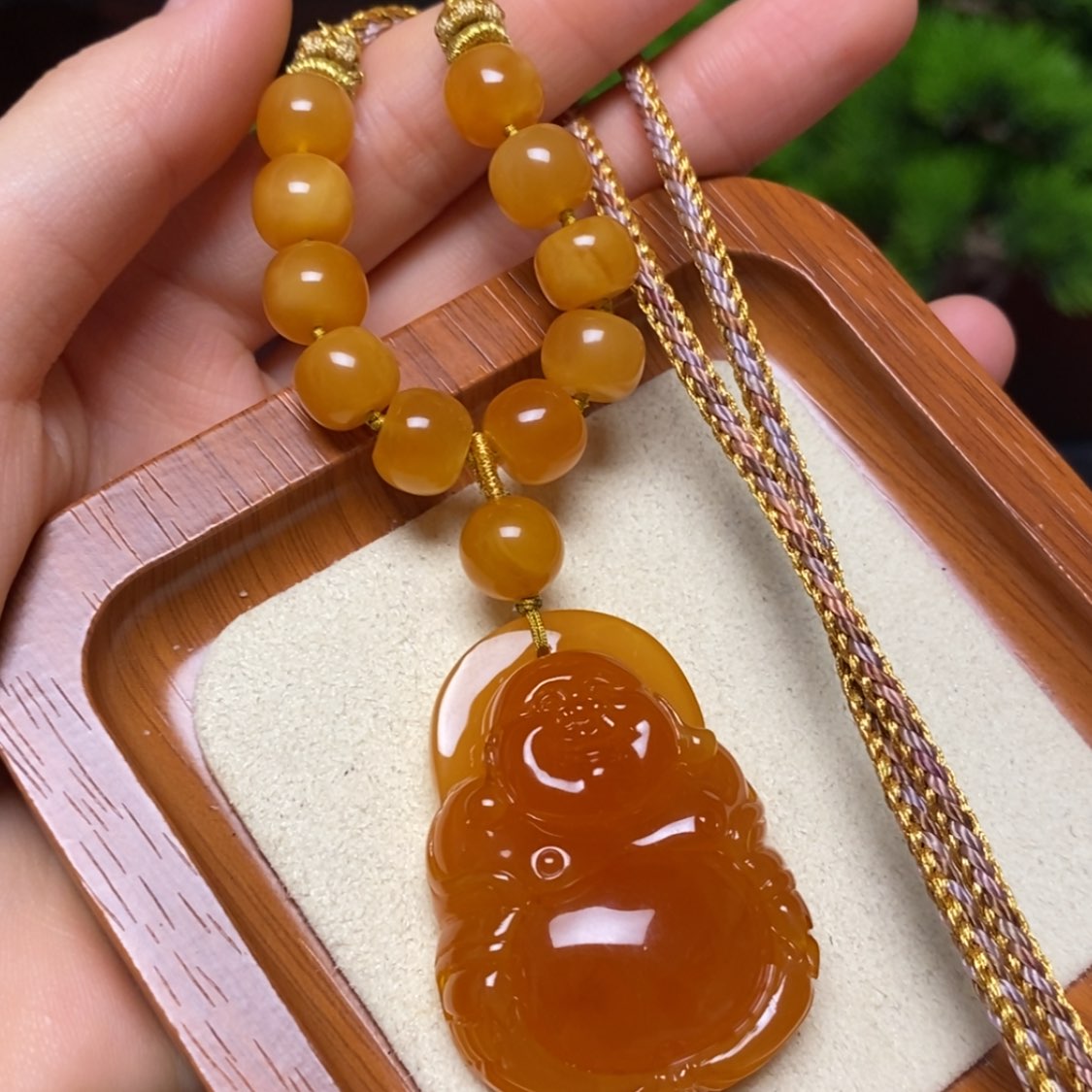 【闪购商品】蜜蜡颈饰未镶嵌项链