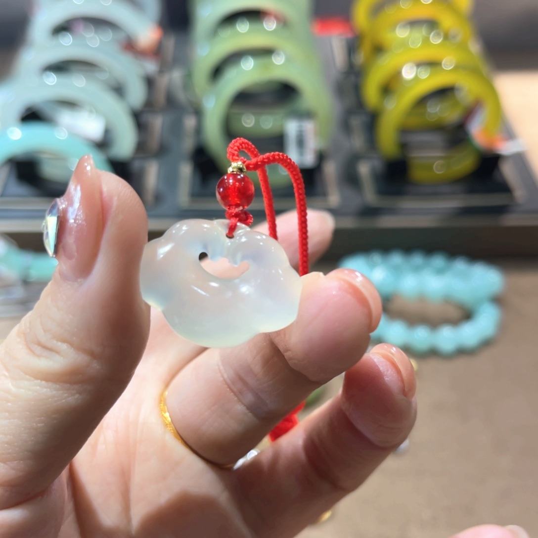 蛇纹石玉手链未镶嵌