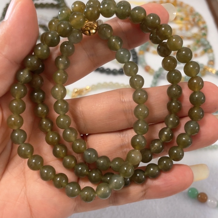 未镶嵌定制翡翠缅甸翡翠A货手串