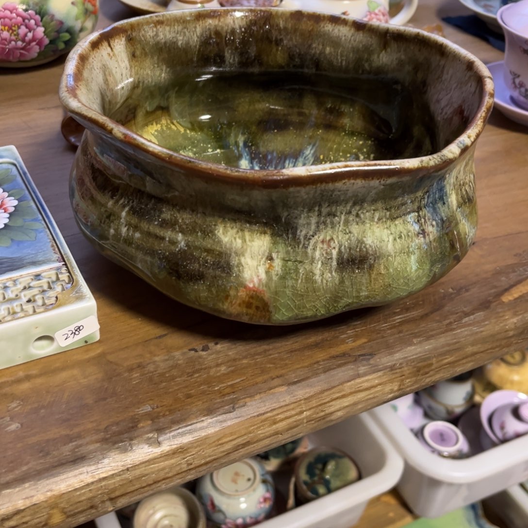 我***茶柴烧手工手绘陶瓷