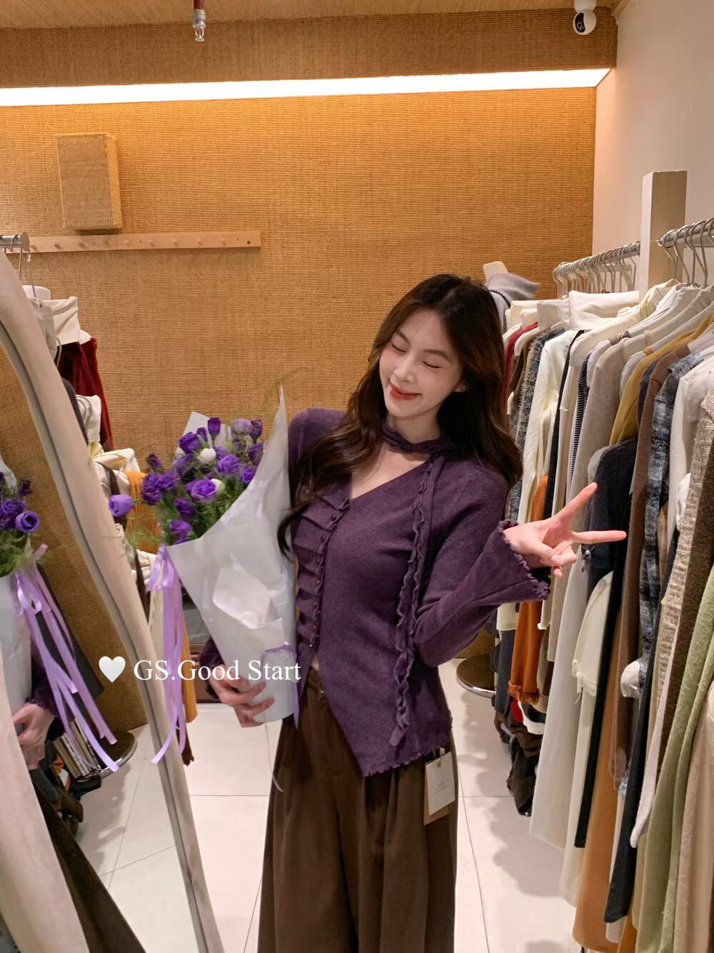 【01-100】法式时尚气质御姐秋冬新款针织衫