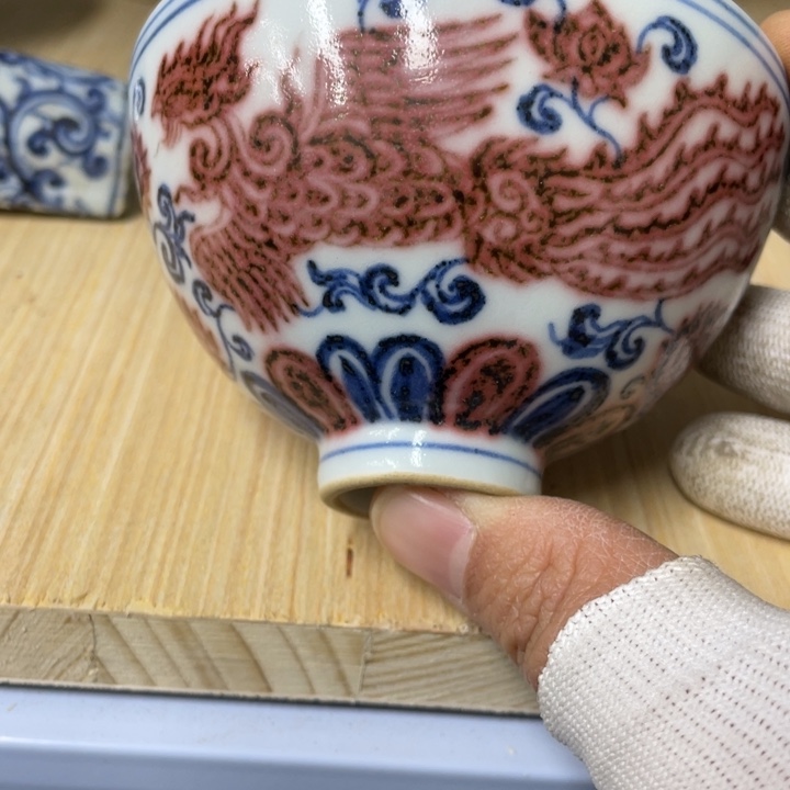 陶瓷幸**家青花瓷器杯子