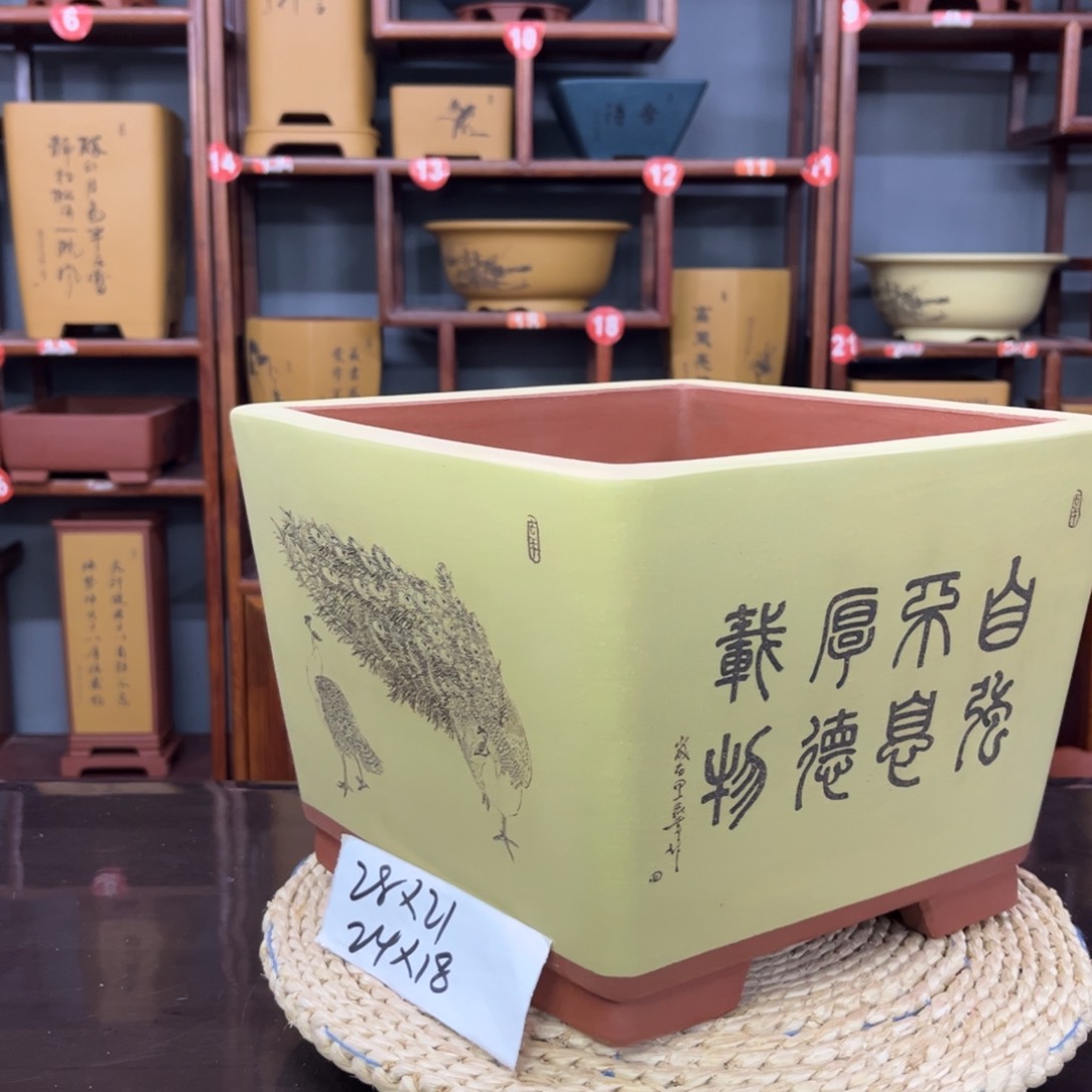 紫砂花盆紫砂花盆