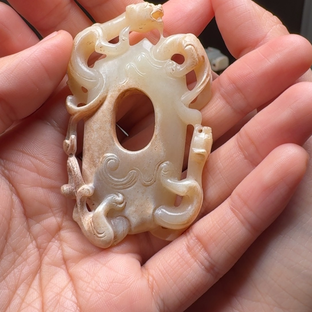 和田玉颈饰未镶嵌萧*