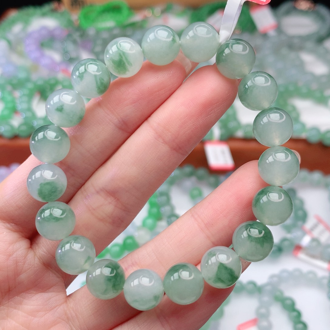 翡翠手链未镶嵌翡翠10mm