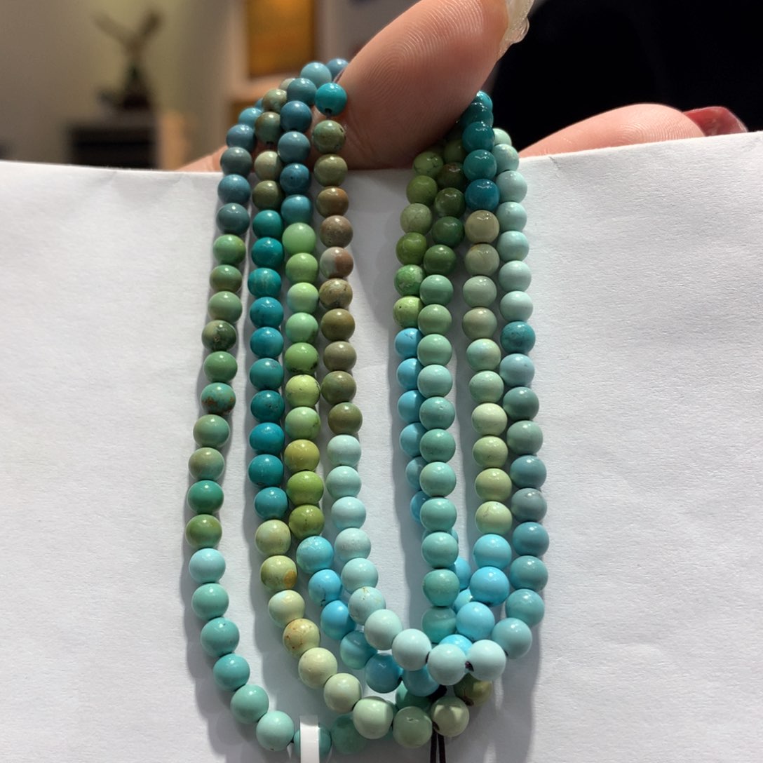 绿松石长链未镶嵌