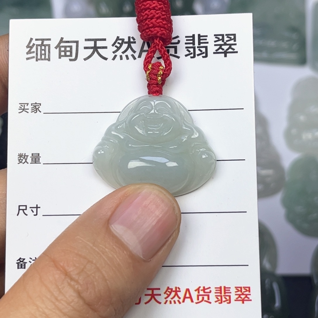 翡翠颈饰未镶嵌缅甸天然翡翠