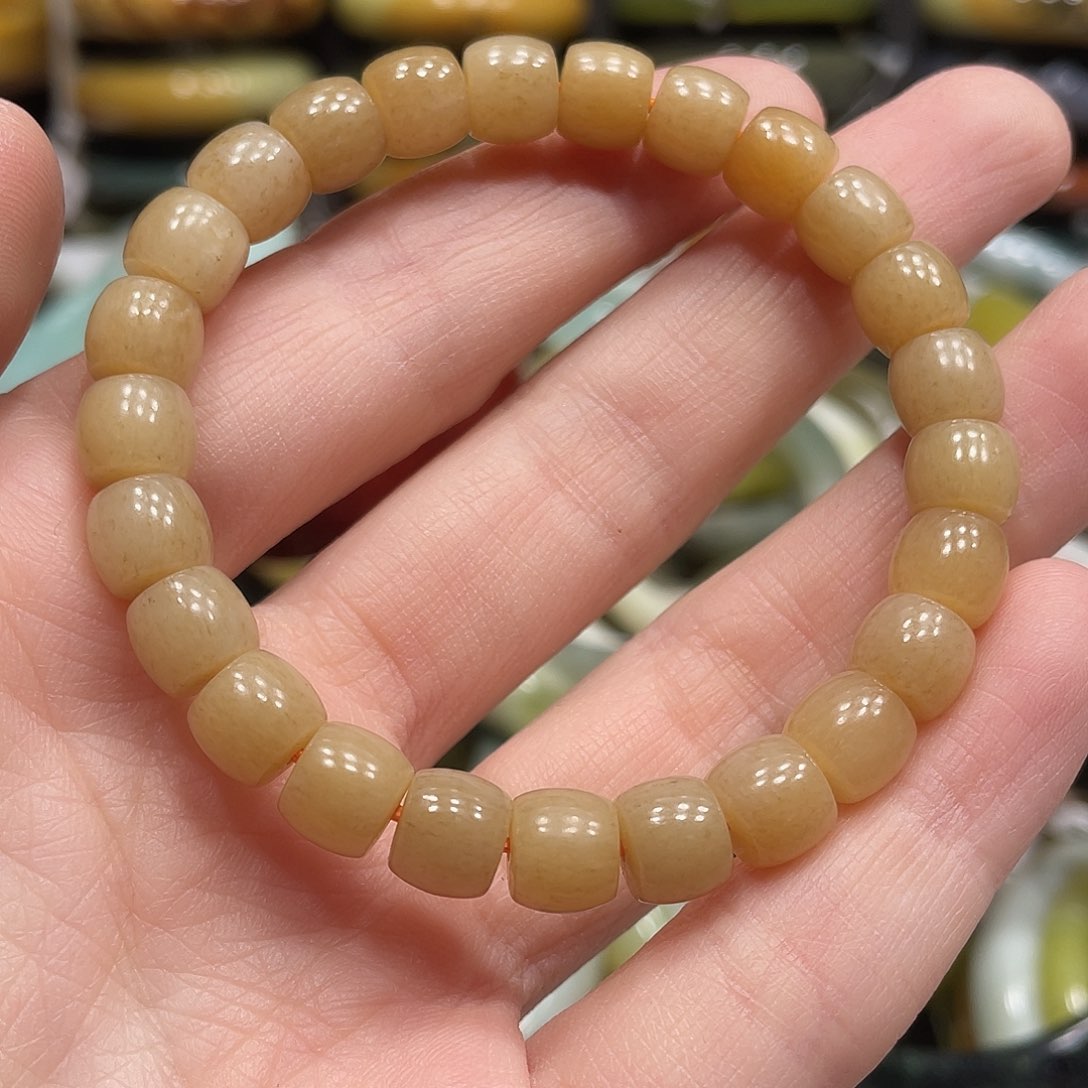 和田玉手串未镶嵌