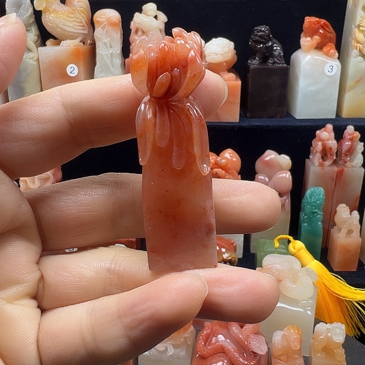 寿山石印石寿山石手工雕刻