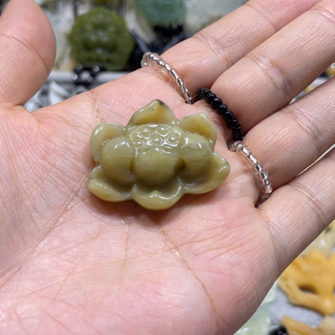 【闪购商品】岫玉未镶嵌颈饰46吊坠
