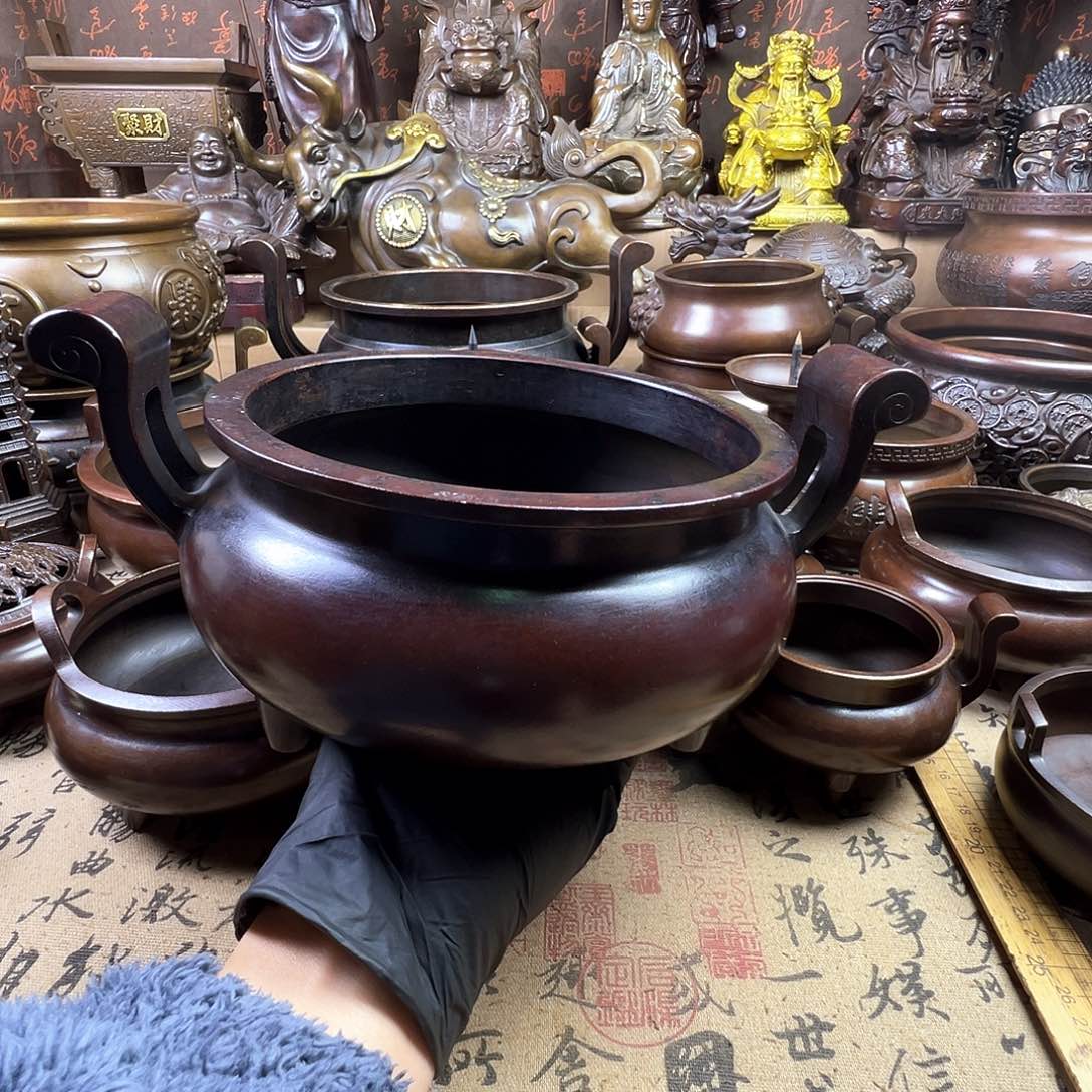 ?*?香炉 家用供香炉 风水摆件 聚宝盆 家居摆件