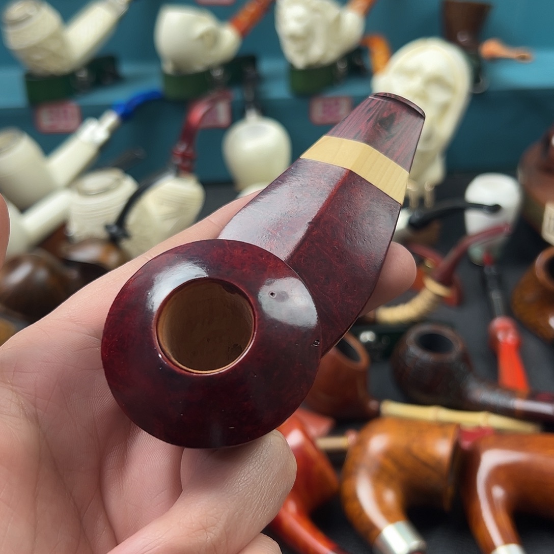 午***狼意大利石楠木烟斗