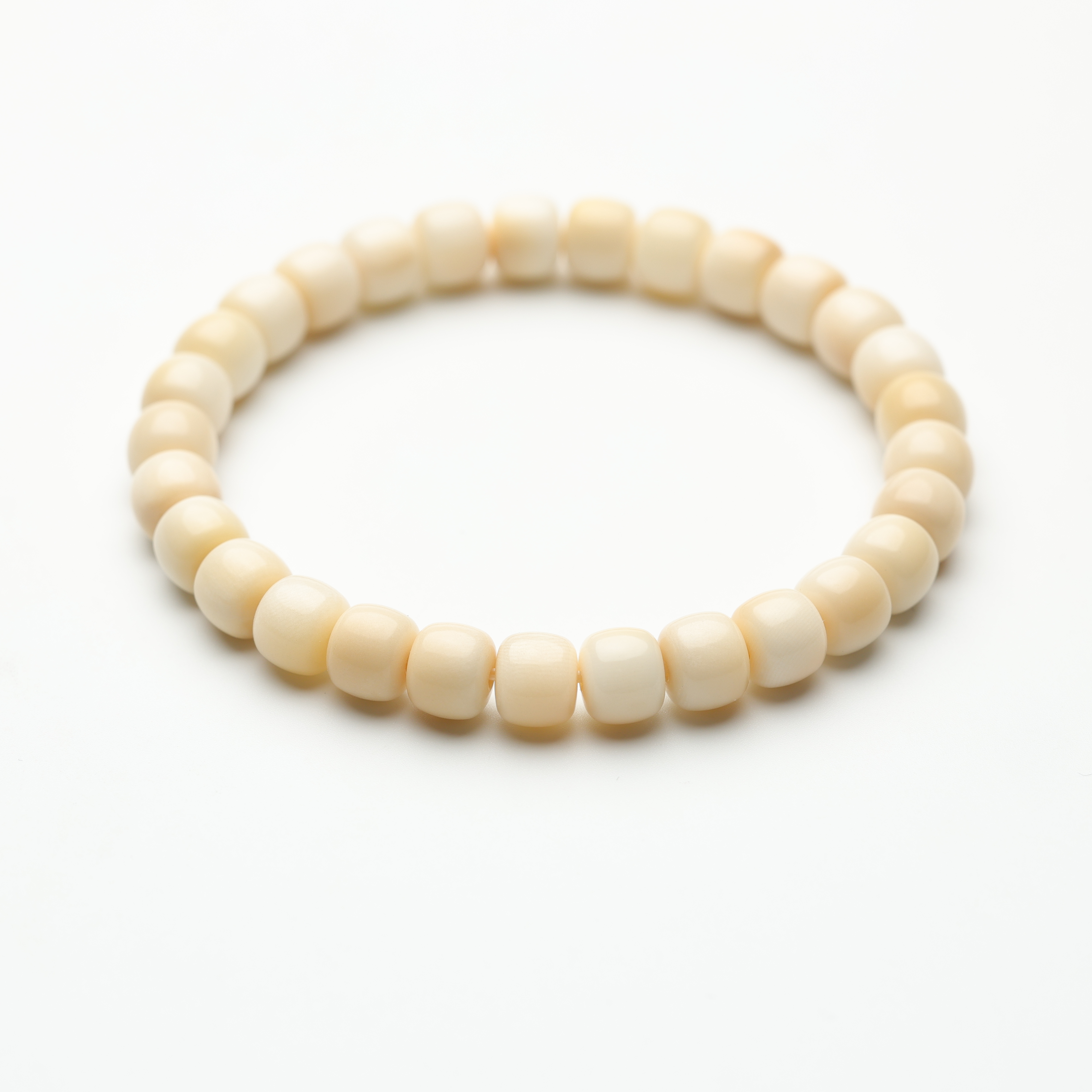 【1267】“白龙鳞”体验款老型手串8*7mm左右手工抛光天然原色有色差