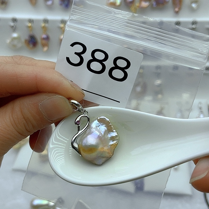 淡水珍珠颈饰银S925镶嵌