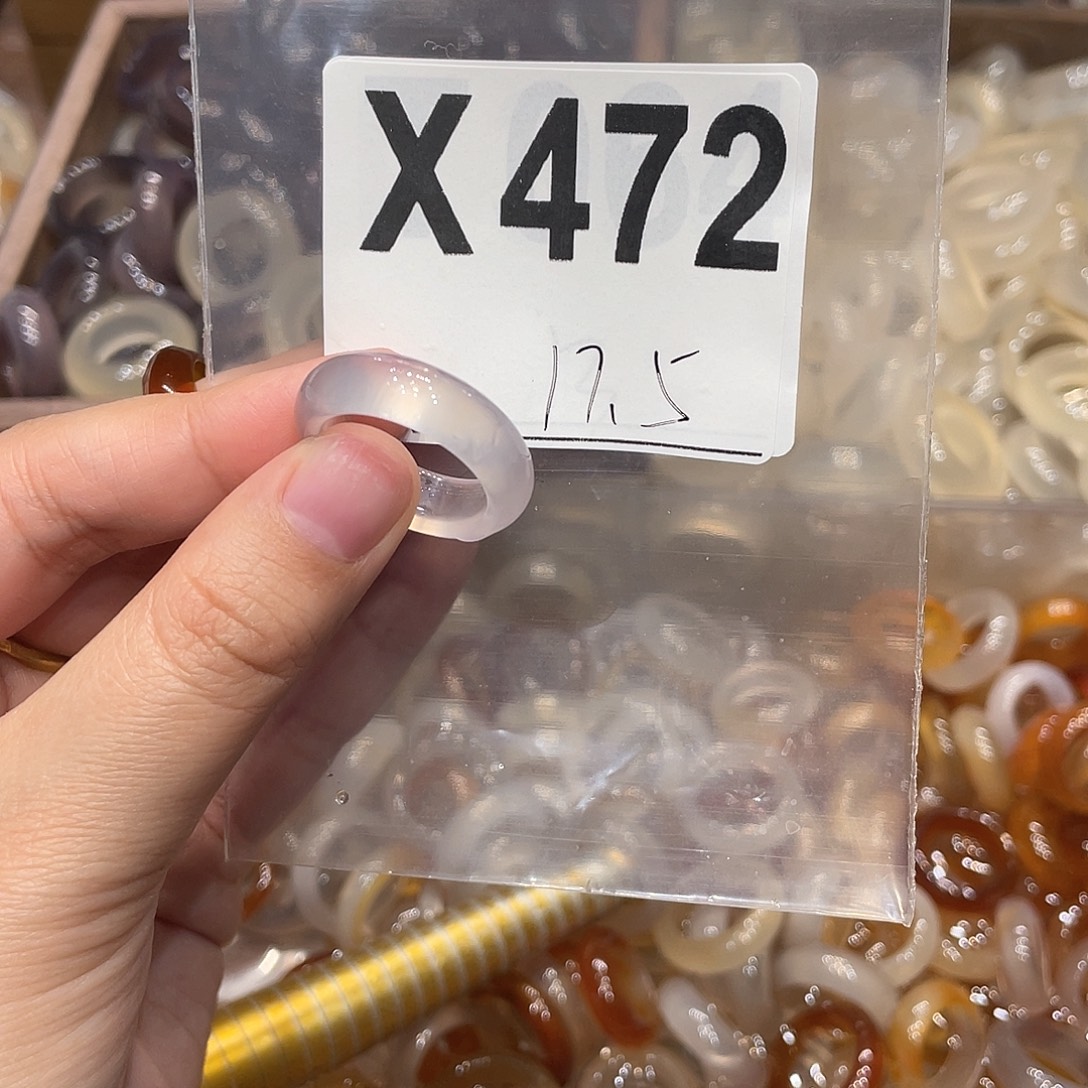 玛瑙/玉髓未镶嵌戒指472
