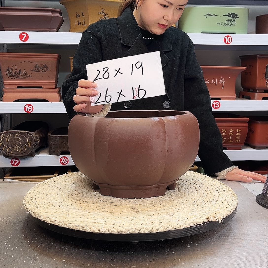 紫砂花盆紫砂花盆