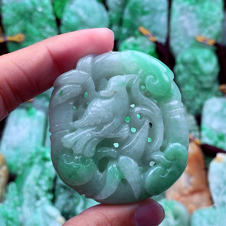 翡翠吊坠(不含链)未镶嵌